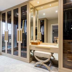 Customized Wardrobe Cabinets Modern Wardrobes with <b>Dressing</b> <b>Table</b> for Girl - Product Image 5