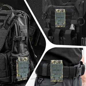 Pochette tactique réglable pour téléphone portable, petit sac IFAK Molle, pochette utilitaire EDC, sacoche de ceinture pour téléphone portable, étui pour téléphone 600D - Product Image 6