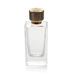 Ready To Ship Fancy Luxury Empty Perfume Bottle 50ml 1.7oz Perfume Spray Bottles With Various Caps