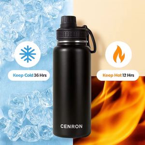Stainless Steel Vacuum <b>Flask</b> 32 Oz Purple Double Wall Insulated Travel Bottle with Gift Box - Product Image 6