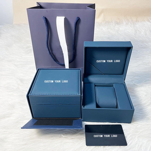 Factory Direct Custom Classic Leather Watch <b>Box</b> With Logo, Optional Colors, Custom Gift Packing & Watch Card, Low MOQ & Competit - Product Image 1