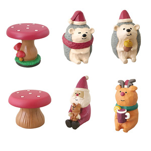 Forest Santa Claus ZAKKA Cute Handmade Pine Cone Christmas Decoration Desktop Car Decoration - Product Image 5