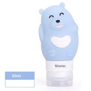 Bonita botella de viaje portátil de oso de silicona de 80ml para el cuidado de la piel, suero, mascarilla, Gel de ducha, loción, espacio vacío, pestañas postizas - Product Image 5