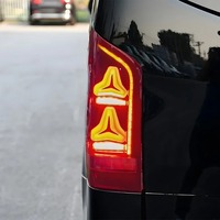 Luces Traseras HETOP Vito W447 2016-2023 LED Actualización V260 V250 Luces de Freno, Reversa y Traseras Modificadas con Señales de Giro Dinámicas para Benz