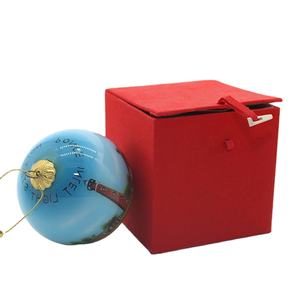 Großhandel Inner Painted Weihnachts baum Glaskugeln Kugel von Innen kugeln benutzer definierte Muster gemalt - Product Image 4