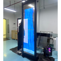 Panel OLED Transparan 30 55 Inci, Signage Digital dan Layar Periklanan, Pemutar Iklan Layar OLED Transparan