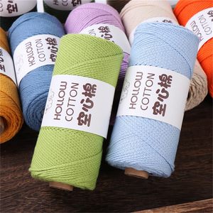 Material de Costura de Lana Teñida de Algodón Hueco para Bolsos de Ganchillo DIY, Venta al por Mayor, Producto de Fábrica para las Cuatro Estaciones - Product Image 2