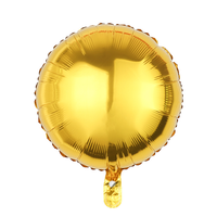 Ballons en feuille ronds de 18 pouces avec logo personnalisé, décoration de fête de mariage, joyeux anniversaire, impression personnalisée, ballons en film d'aluminium