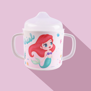 Set da tavola in melamina piccola per bambini sirena <span class=keywords><strong>Disney</strong></span>-regalo Business portatile e riutilizzabile - Product Image 4