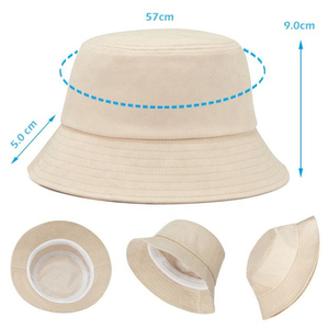 Logo personnalisé double face réversible impression sublimée et broderie été décontracté <span class=keywords><strong>Bob</strong></span> seau chapeau casquette pour femmes fournisseur de chapeau - Product Image 2