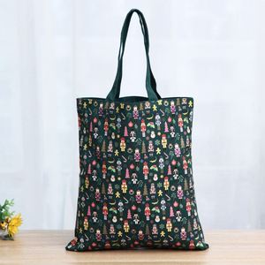 Custom Eco-Friendly Recyclable Cotton Canvas Tote <b>Bag</b> with Zipper Closure Letter Pattern <b>Reusable</b> Shopping <b>Bag</b> - Product Image 1