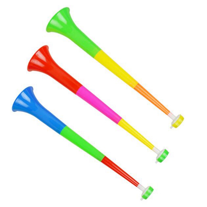 Wholesales plastic large telescopic three horn toys educational children Musical Instruments cheering props (001)