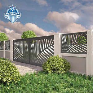 Barandilla Metálica de Diseño, Puerta Corredera de Madera para Jardín, Suministro Directo de Fábrica al Mejor <span class=keywords><strong>Precio</strong></span> - Product Image 2