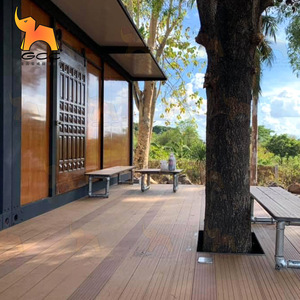 Casa Contenedor Desmontable, Panel de Madera, Villa Moderna, Forma Rectangular, Estructura de Acero Ligera, Vivienda Móvil de Ensamblaje - Product Image 2