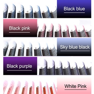 CoMango 5D Fairy Extension <span class=keywords><strong>Cils</strong></span> Naturels Doux Ombrés Colorés Effet Anime 7mm CC <span class=keywords><strong>Bouquet</strong></span> Personnalisable Sans Cruauté Végétalien - Product Image 3