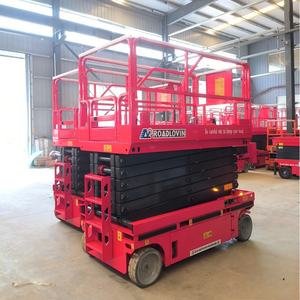 Gunting listrik portabel pengangkat 18m, Platform hidrolik udara naik tinggi Motor pemantauan jarak jauh garansi 1 tahun dukungan Global - Product Image 4