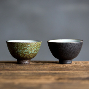 Tazza da Tè Giapponese Artigianale in Ceramica Stoneware, Stile Classico Vintage, Grande Tazza Singola per Degustazione - Product Image 2
