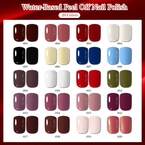 ZHI JIA - Juego de 20 Esmaltes de Uñas Desprendibles a Base de Agua, 7.5ml, Secado Rápido, No Tóxicos, para Manicura DIY y Salón - Product Image 2