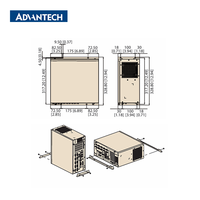 Advantech AIMC-3403, Mini PC Industrial Integrado con Doble LAN, 10 Puertos COM, 32 GB DDR4, 8 USB, Control IPC, Intel 6.ª/7.ª Generación LGA1151