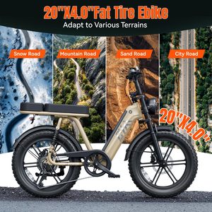 Bicicleta Eléctrica R7 Fatbike 48V <span class=keywords><strong>de</strong></span> Litio, Bicicleta Eléctrica Deportiva <span class=keywords><strong>de</strong></span> <span class=keywords><strong>Montaña</strong></span> con Cuadro <span class=keywords><strong>de</strong></span> Acero <span class=keywords><strong>de</strong></span> 20 Pulgadas y Neumáticos Anchos, E-Bike MTB - Product Image 5