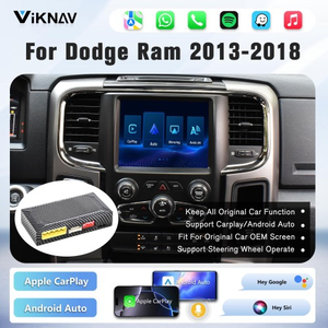 Boîtier système CarPlay Linux VIKNAV pour Dodge Ram 2013-2018, CarPlay sans fil et Android Auto, conserve les fonctions d'écran d'origine - Product Image 2