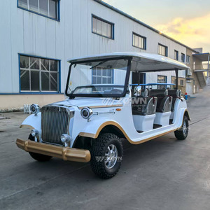 Voiture électrique rétro classique alimentée au lithium 72V, buggy personnalisé avec logo pour club de golf - Product Image 6