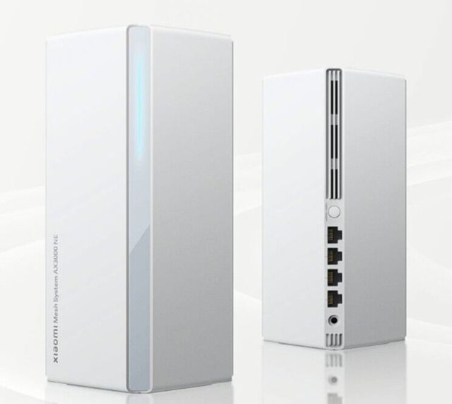 Xiaomi AX3000 WiFi 6 5GHz + 2.4GHz Mesh System Router WHITE By FedEx