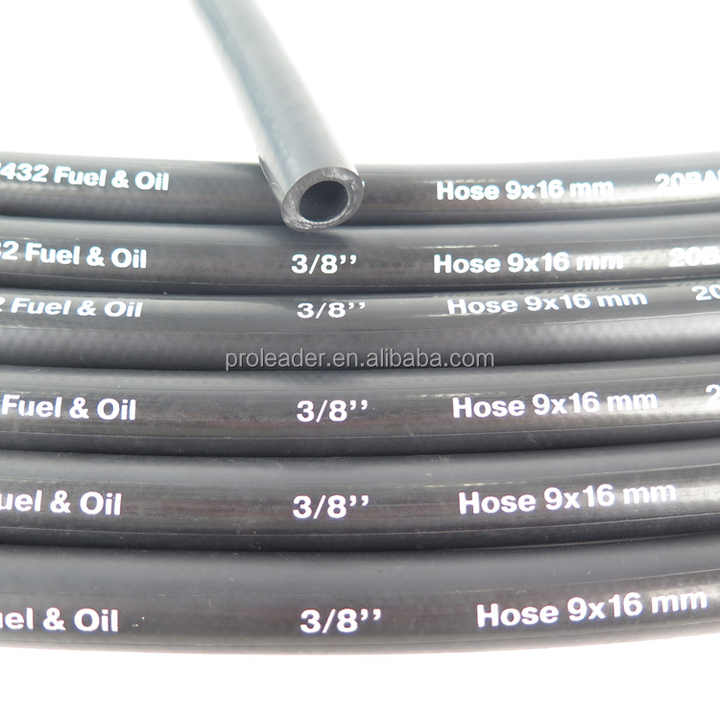 Tuyau De Carburant NBR 16mm Diamètre Intérieur - 1.5m Longueur - 300PSI - Résistant à L'Huile Et Chaleur Par WIVIE
