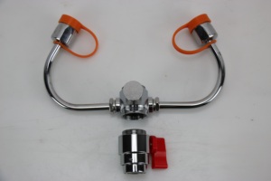 Lave-œil de bureau à trois buses multidirectionnelles, rinçage simultané des deux <span class=keywords><strong>yeux</strong></span> pour les situations d'urgence, stock disponible - Product Image 2
