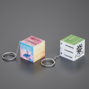 Tùy Chỉnh In Ấn Mini Ma Thuật <span class=keywords><strong>Cube</strong></span> Keychain Trang Trí Quảng Cáo Câu Đố <span class=keywords><strong>Cube</strong></span> Giáo Dục Lưu Niệm Bộ Sưu Tập Quà Tặng Đồ Chơi - Product Image 5