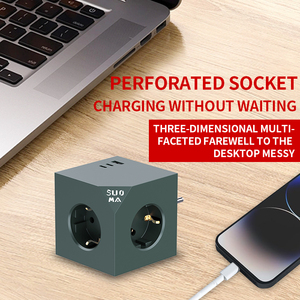 ปลั๊กพ่วงหลายช่อง PD20W ชาร์จเร็ว พร้อมช่องเสียบ USB แบบ EU - Product Image 3
