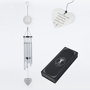 Campanas de Viento Conmemorativas Artificiales al por Mayor, de Aleación de Aluminio, para Decoración de Jardín y Hogar, Campana de Viento Grande - Product Image 1