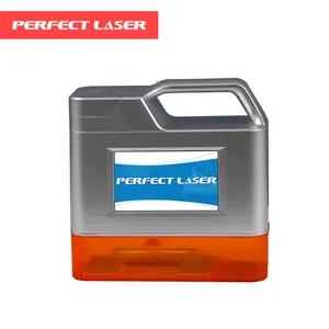 Perfect Laser 5W Rechargeable Portable Handheld Fiber Laser Etching Logo Pattern Marking Machine For Metal Wood Plastic Steel
