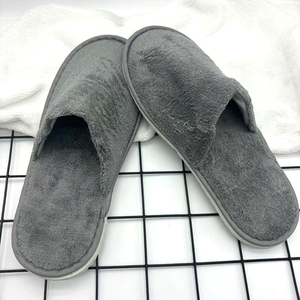 Pantofole Usa e Getta Personalizzate con Logo OEM <span class=keywords><strong>per</strong></span> Hotel, Ospedali, Matrimoni, Compagnie Aeree - <span class=keywords><strong>per</strong></span> Viaggi con Suola in EVA Tipo Asciugamano - Product Image 5