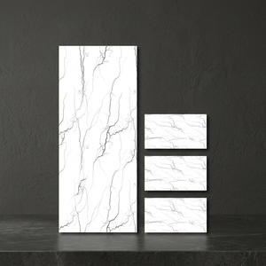 Carreaux de sol et de mur en porcelaine émaillée pleine masse Vistaar White 600x1200mm - Product Image 2