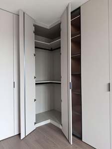 Fabricant de meubles sur mesure Meubles de chambre à coucher Armoire moderne modulaire en bois Design Garde-robe de chambre Style minimaliste - Product Image 3