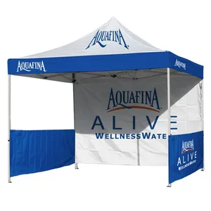 Ao ar livre dobrável instante personalizado ez evento 10x10 3x3 pop up, tenda de alinhamento marquee gazebo canopy