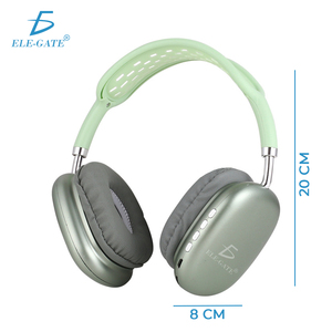 Auriculares Inalámbricos Bluetooth ELE-GATE, Sobre la Oreja, Color Verde, Cancelación de Ruido, para Música y Juegos - Product Image 5