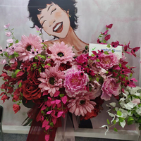 Bunga Raksasa Kelas Atas untuk Dekorasi Rumah, Pernikahan, Toko, Bunga Buatan Ukuran Besar Poppy, Mawar, Gerbera, Daisy, Peony