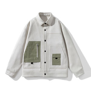 Nouvelle veste décontractée d'été pour homme avec logo personnalisé, chemise à revers style Joker, manteau rétro à manches longues, tendance 2025 pour l'extérieur - Product Image 3