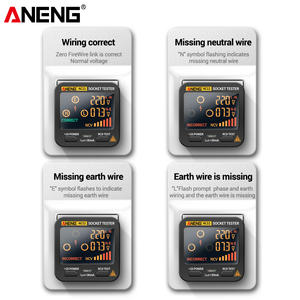 ANENG AC11 Intelligenter Digitaler Steckdosentester Pro Spannungsprüfer Steckdosendetektor US/UK/EU/AU Universal Batterietester Prüfgerät - Product Image 3