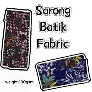 CHANG XING Batik Fabric Sarong Unisex Adults Color Print Pattern Manufacture Low Price