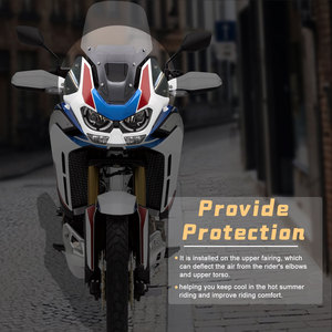 XXUN Moto Pare-Brise Garniture Couverture Panneaux Latéraux Déflecteur de Vent pour <span class=keywords><strong>Honda</strong></span> CRF1100L Africa Twin <span class=keywords><strong>Adventure</strong></span> Sports 2020-2023 - Product Image 4