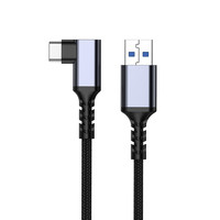 Nuevo Cable USB3.1 Gen2 5Gbps Tipo-C con Carcasa Metálica, Carga Rápida 3A, para VR y Computadora, Disponible en Stock