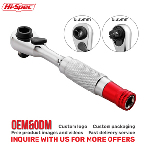 1PC <span class=keywords><strong>1</strong></span>/4 mini nhỏ ổ cắm Ratchet cờ lê cờ lê công cụ sửa chữa cho xe đạp xe đạp Tự động ổ cắm cờ lê kit công cụ OEM ODM sẵn sàng - Product Image 2