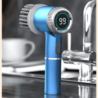 Brosse de nettoyage électrique rotative rechargeable pour cuisine et salle de bain, idéale pour la vaisselle et le nettoyage des éviers et baignoires - Vente en gros