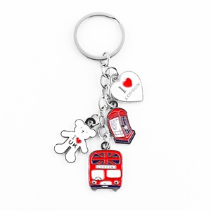 Nouvelle mode, porte-clés personnalisé de haute qualité avec motif en forme de Londres, artisanat métallique, souvenir, porte-clés en métal, pendentif - Product Image 4