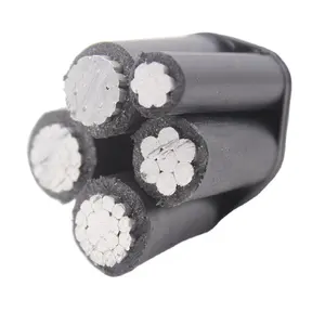 Aerial bundle cable aluminum 50mm 70mm 95mm 120mm 150mm abc cable wire nfc 33-209 abc cable