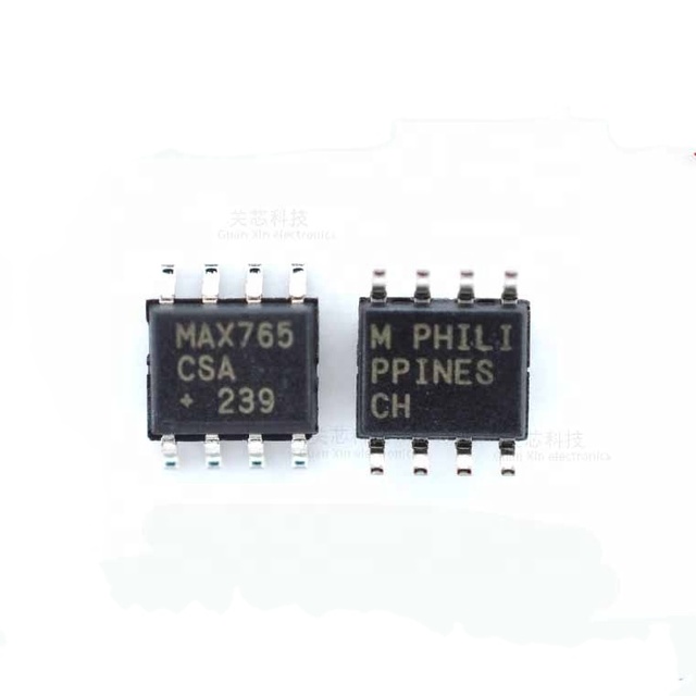 MAX765CSA+T MAX765CSA New Original Switching Voltage Regulators DC-DC 120mA 300kHz Swithed-Mode Power Supply Controller IC SOP8