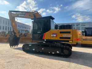 Excavadora de cadenas SANY SY215C usada de 21 toneladas, excavadora mediana Sany SY215C para construcción y movimiento de tierras - Product Image 4